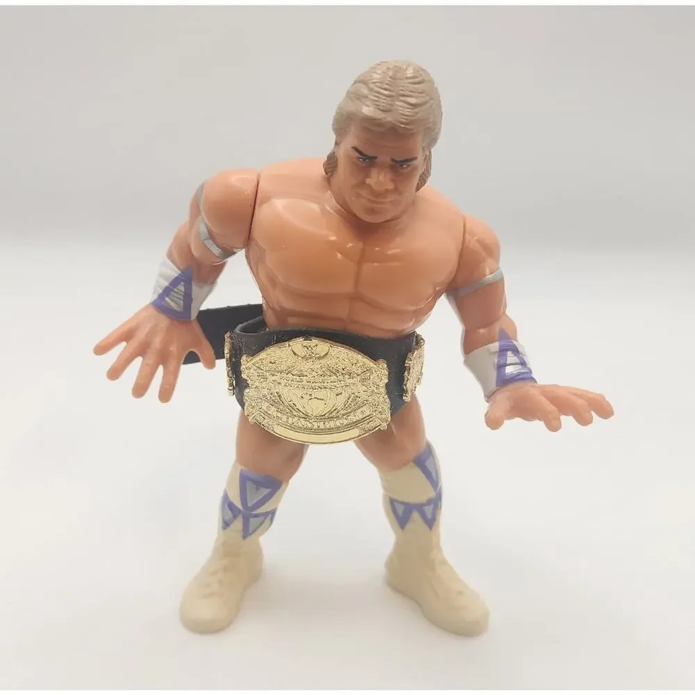 WWF Hasbro Titan Series 8 Lex Luger Wrestling Action Figure 1991 with Belt